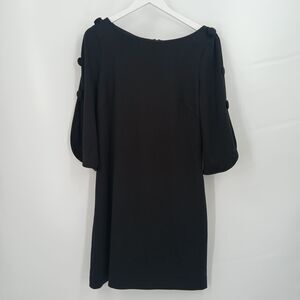 womans size large black A.B.S collection casual tee shirt dress teacher fall